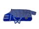 Shetlandpony regendeken Dextro China Blue Checker 1680D (fleecevoering)