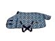 Shetlandpony vliegendeken Fly Buster Zebra Ocean Blue MAAT 157