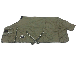 Regendeken Carter Burnt Olive 1680D (ongevoerd) MET FLEXI NECK