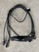 SALE Stang & Trens hoofdstel met sparkle lak neusriem (rondgenaaid)