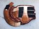 Set beenschermers & springschoenen Maat full COGNAC met bruin bont