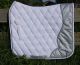 Zadeldekje WAVE Glitter White/Silver