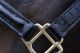 Lakleren croco halster Charmeur Black 